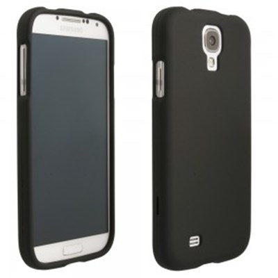 Samsung Compatible Rubberized Protective Cover - Black GS4RUBBK