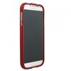 Samsung Compatible Rubberized Protective Cover - Red GS4RUBRD Image 1