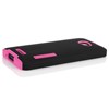 HTC Compatible Incipio DualPro Hybrid Case - Black and Neon Pink  HT-331 Image 2