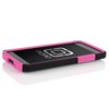 HTC Compatible Incipio DualPro Hybrid Case - Black and Neon Pink  HT-331 Image 3