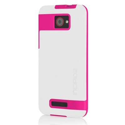 HTC Compatible Incipio Faxion Case - White and Pink  HT-336