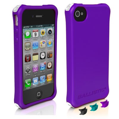Apple Compatible Ballistic LS Smooth Series Case - Purple  LS0864-N985
