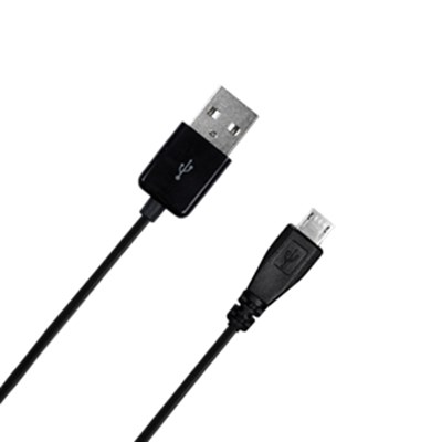 Power Source Black Micro-USB Charge and Sync Data Cable  PWS-DC4-MICRO-BK