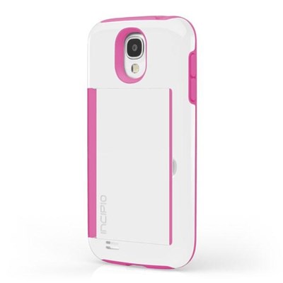 Samsung Compatible Incipio Stowaway Case - White and Pink  SA-402