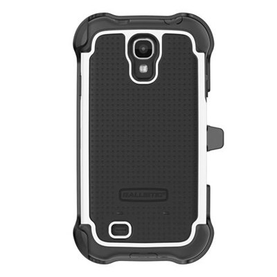Samsung Compatible Ballistic SG MAXX Rugged Case and Holster - White and Black  SX1159-A085