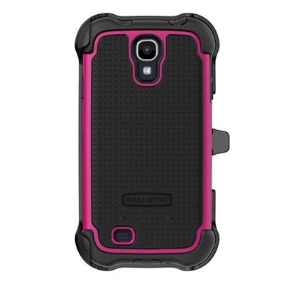 Samsung Compatible Ballistic SG MAXX Rugged Case and Holster - Pink and Black  SX1159-A195