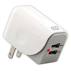 Eco Universal 3.1 Amp Dual USB Wall Charger  12272-NZ