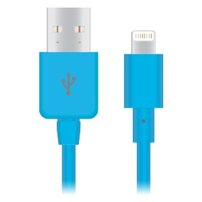 Naztech Apple Certified Lightning 8-Pin Charge and Sync Cable - Blue 12421-NZ