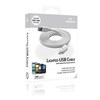 LED Micro USB Charge and Sync Cable with Capacitive Touch Control - White 12496-NZ Image 3