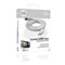 LED Micro USB Charge and Sync Cable with Capacitive Touch Control - White 12496-NZ Image 3
