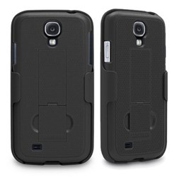 Samsung Compatible Puregear Rubberized Case With Kickstand and Holster - Black 60152PG