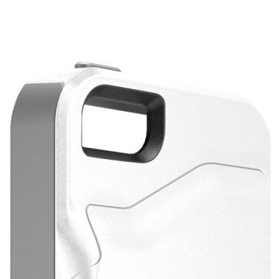 Apple Compatible OtterBox Commuter Rugged Wallet Case - White and Gunmetal Grey  77-31209
