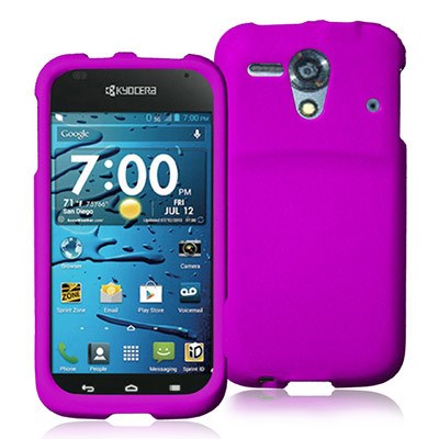 Kyocera Compatible Decoro Premium Protector Case - Rubber Purple CRKYHEPP