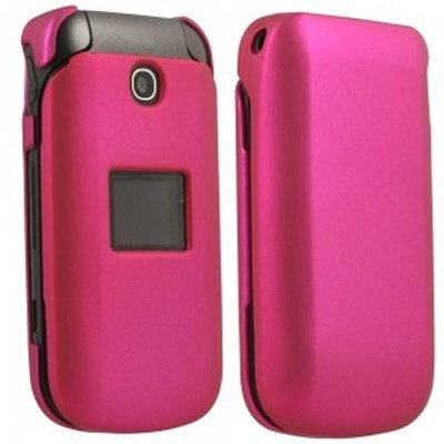 LG Compatible Rubberized Protective Cover - Pink ENVOYIIRUBDKPK