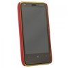 Nokia Compatible Rubberized Protective Cover - Red LUMIA620RUBRD Image 1
