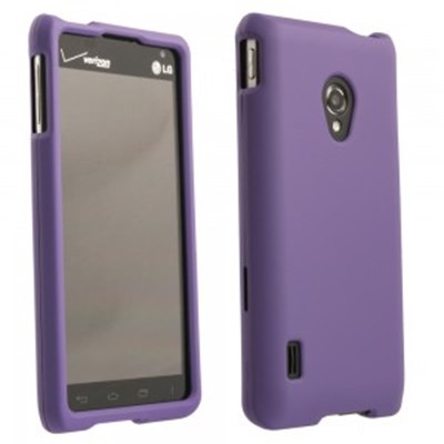 LG Compatible Rubberized Protective Cover - Purple VS870RUBPU