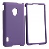 LG Compatible Rubberized Protective Cover - Purple VS870RUBPU Image 5