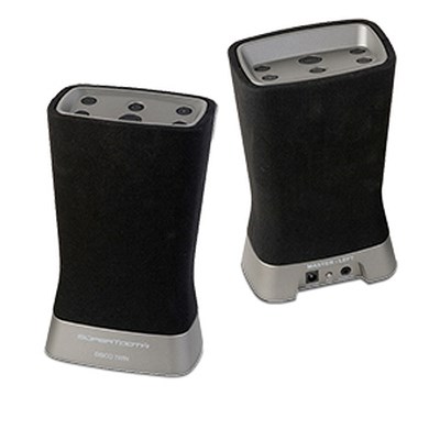 SuperTooth Disco Twin A2DP Bluetooth Stereo Speaker Pair - Black  Z004120E