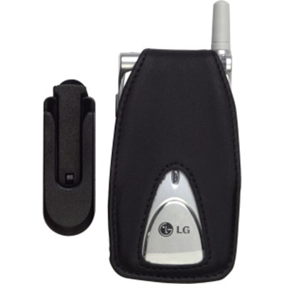 LG Compatible Standard Leather Case with Swivel Belt Clip