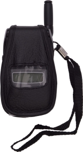 LG Compatible Standard Leather Case with Fixed Belt Clip