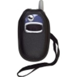 Motorola Compatible Standard Leather Case with Fixed Belt Clip   LCV300P-MO