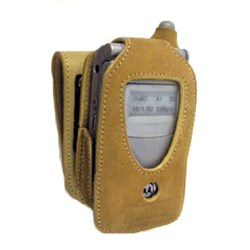 Motorola Compatible Industrial Strength Premium Leather Case - Tan  NUBT720R-MO