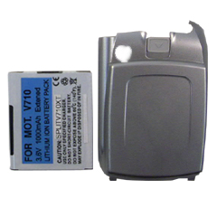 Motorola Compatible Industrial Strength Extended Battery with Door   SPLITV710XT