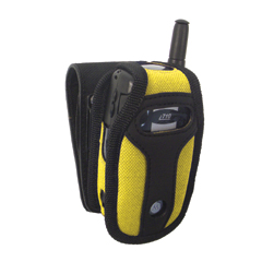 Nextel Compatible Industrial Strength Canvas Case - Black & Yellow   CANI710YW