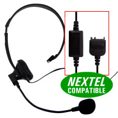 Nextel Compatible Industrial Strength Over the Head Boom Mic  Headset HFPTT830HEAD