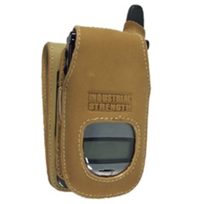 Nextel Compatible Industrial Strength Premium Leather Case - Tan   NUBI830R