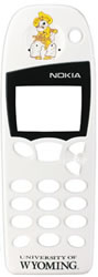 Nokia 5100 Series College Faceplate - University of Wyoming   SKH-466 (DS)
