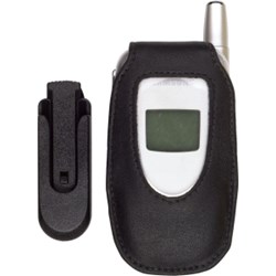 Samsung Compatible Premium Leather Case with Swivel Clip