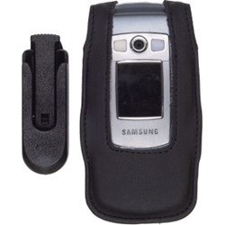 Samsung Compatible Premium Leather Case with Swivel Clip    479506