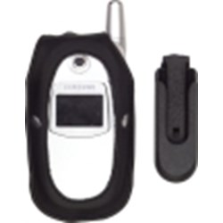 Samsung Compatible Premium Leather Case with Swivel Clip   488687