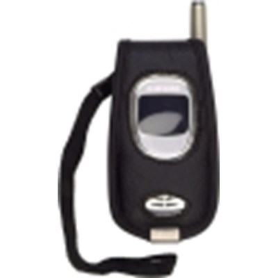 Samsung Compatible Standard Leather Case with Fixed Belt Clip  LCSAM530PRT