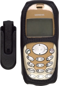 Siemens Compatible Premium Leather Case with Swivel Clip