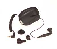 Universal Earhugger Retractable Handsfree Headset with Swivel Clip CR-8500